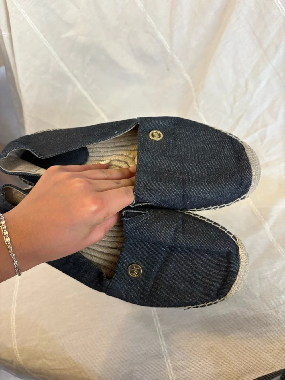 Michael Kors denim Kendrick‎ slip on